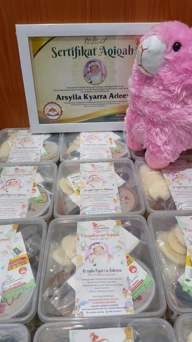 Hidangan yang disiapkan untuk acara keluarga