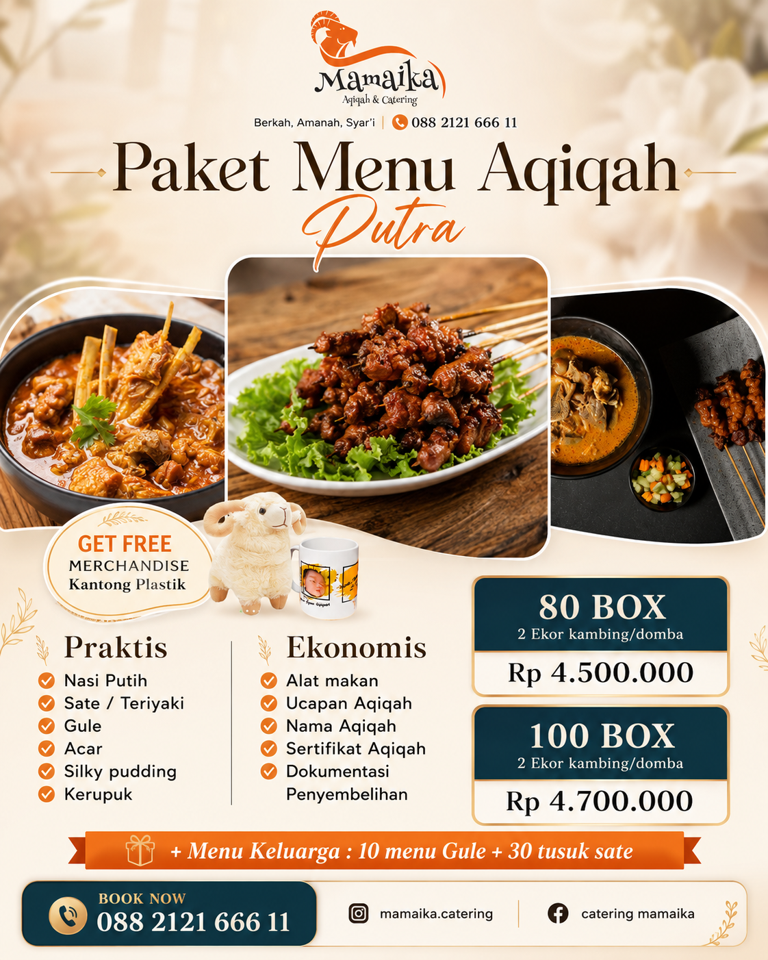 Sajian paket aqiqah Mamaika